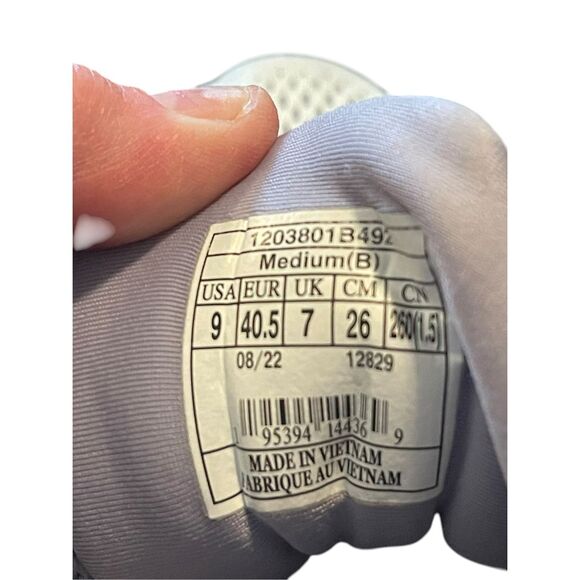 Brooks Womens Gray Purple Ghost 15 Neutral Running Shoes Sneakers Size 9 - Picture 4 of 11